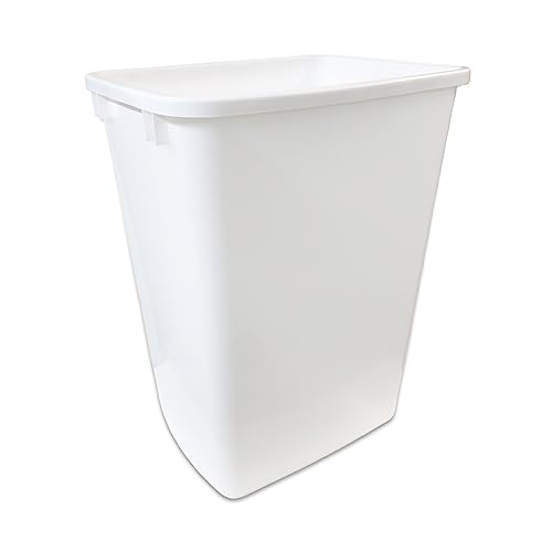 Yogui 35-Quart Plastic Trash Can