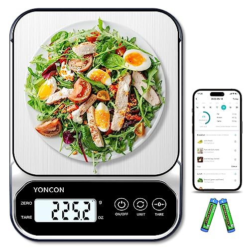 YONCON Smart Food Scale - Accurate and Easy-to-Use Kitchen Scale