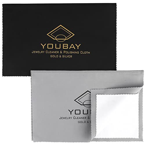 youbay Jewelry Cleaning Cloth & Silver Polishing Cloth