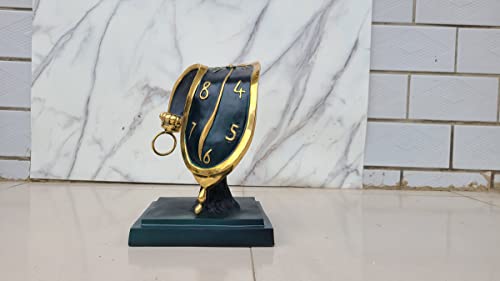 YouFine 12.6'' Famous Dance of Time II Bronze Salvador Dali Collection Statue Famous Modern Art Tabletop Display