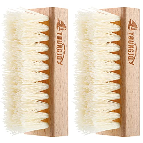 YoungJoy Sneaker Cleaning Brush - Shoes Shine Dauber Nylon/Horsehair/Boar Cleaner Brushes Crepe Applicators