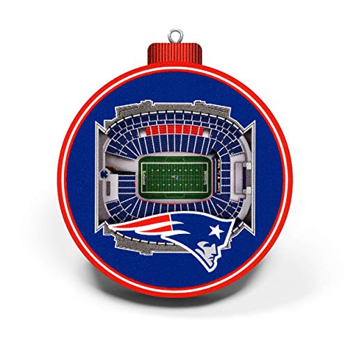 YouTheFan NFL New England Patriots StadiumView Ornament