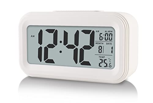 YUANRANER Digital Alarm Clock with Temperature Display