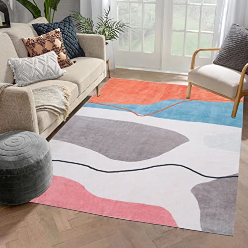 YUFANUHO Morandi Art Area Rugs