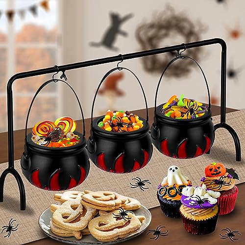 YUJUN Halloween Witch Cauldron Candy Servers