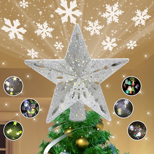 YYKY Christmas Tree Topper Star Lighted