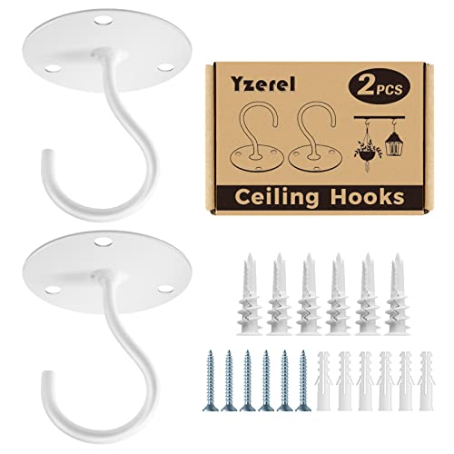 Yzerel Hanging Plant Hooks - Metal Wall Mount Lantern Hangers