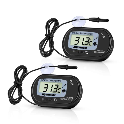 Zacro Petbank 2 Pack Digital Aquarium Thermometer