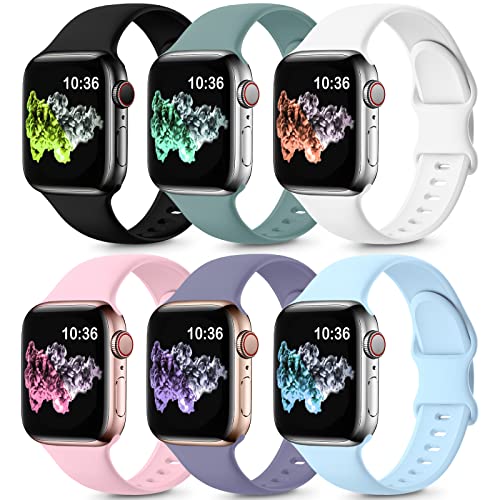 ZALAVER Bands - Soft Silicone Sport Wristbands for Apple Watch