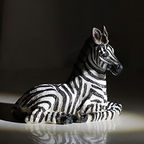 Zebra Table Sculpture - African Safari Zebra Collectible