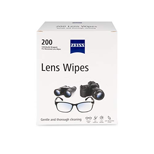 ZEISS Lens Cleaning Wipes, 200 Count