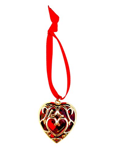 Zeld Red Heart Container Ornament