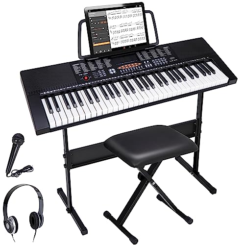 ZENY 61-Key Portable Electric Keyboard Piano