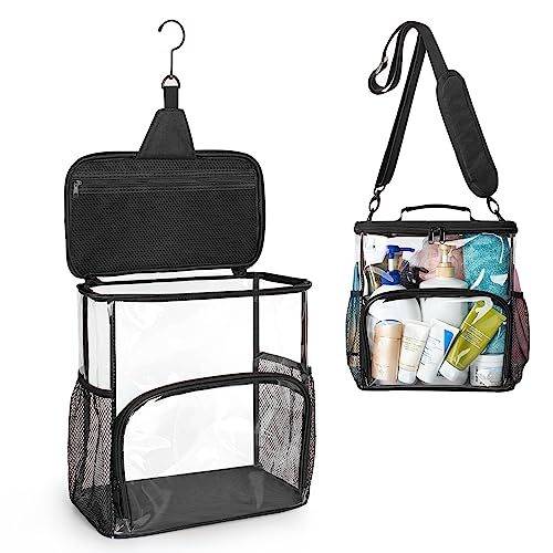 Zingtto Clear Shower Caddy Tote Bag