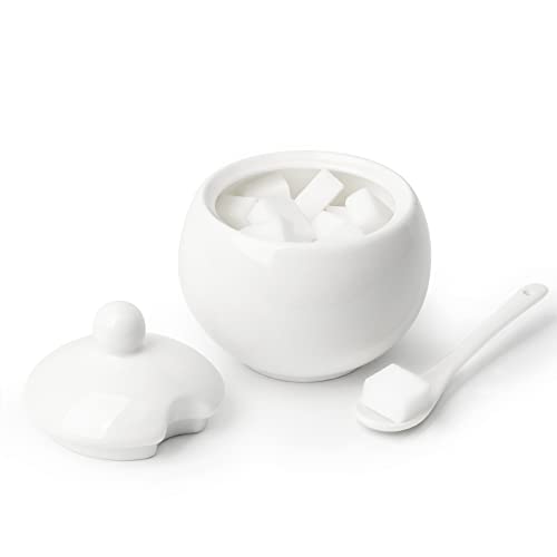 ZONEYILA Sugar Salt Bowl with Lid and Spoon