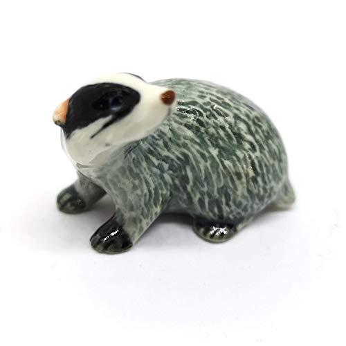 ZOOCRAFT Ceramic Badger Figurine