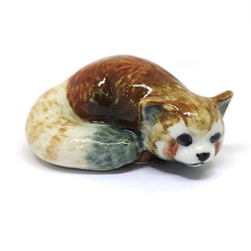 ZOOCRAFT Ceramic Red Panda Figurine
