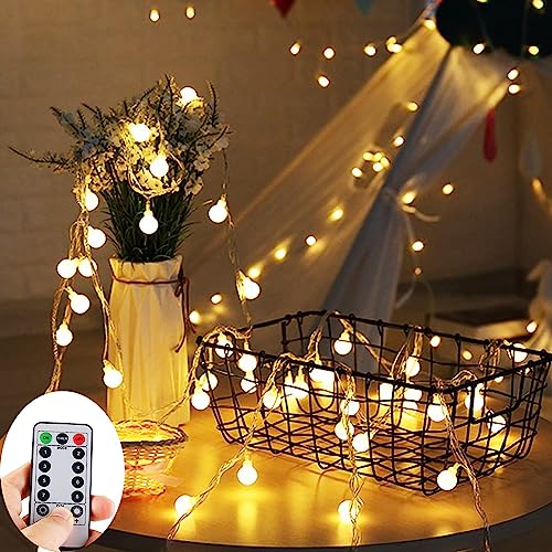 YOYONACY Battery Operated String Lights Bedroom - 52FT 2 Pack 120 LED  Powered String Lights Waterpro…See more YOYONACY Battery Operated String  Lights