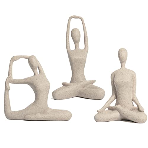 zyxqq Yoga Statue Modern Home Decor