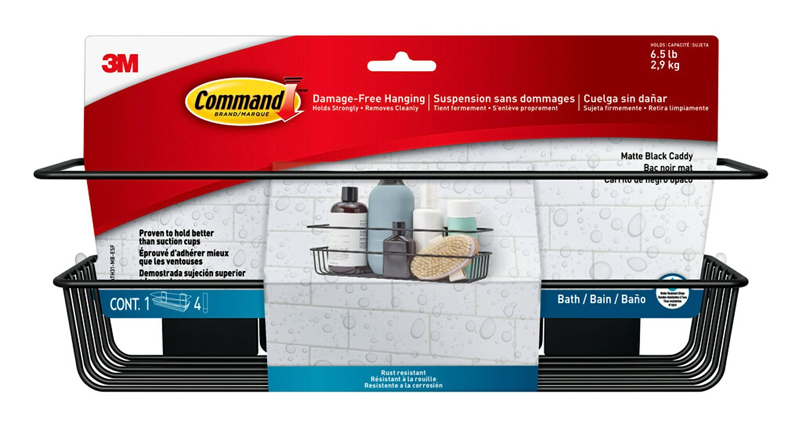 12 Superior Command Shower Caddy for 2024