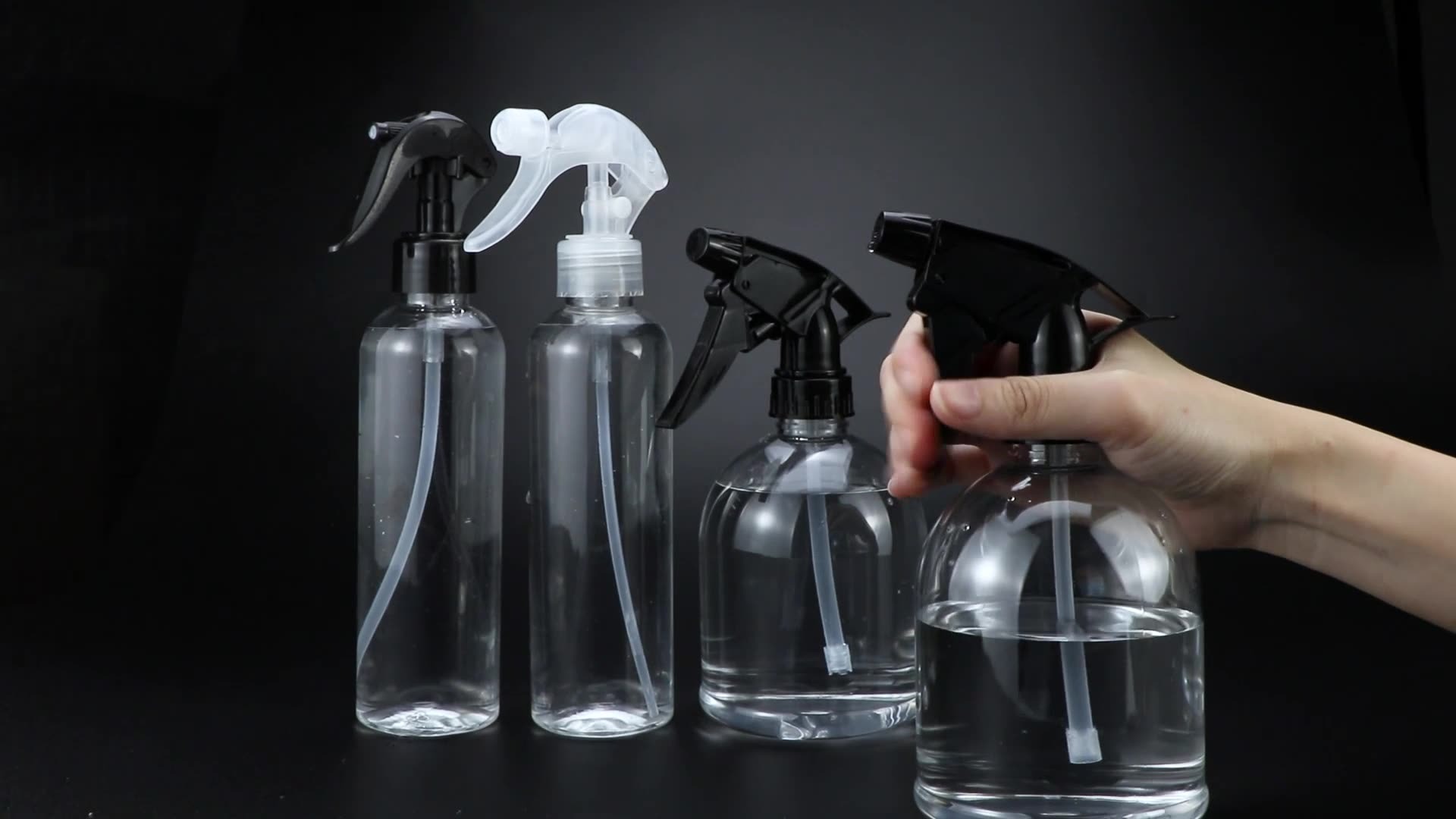 Bar5F Empty Plastic Spray Bottle 16 oz, Professional, Chemical Resistant