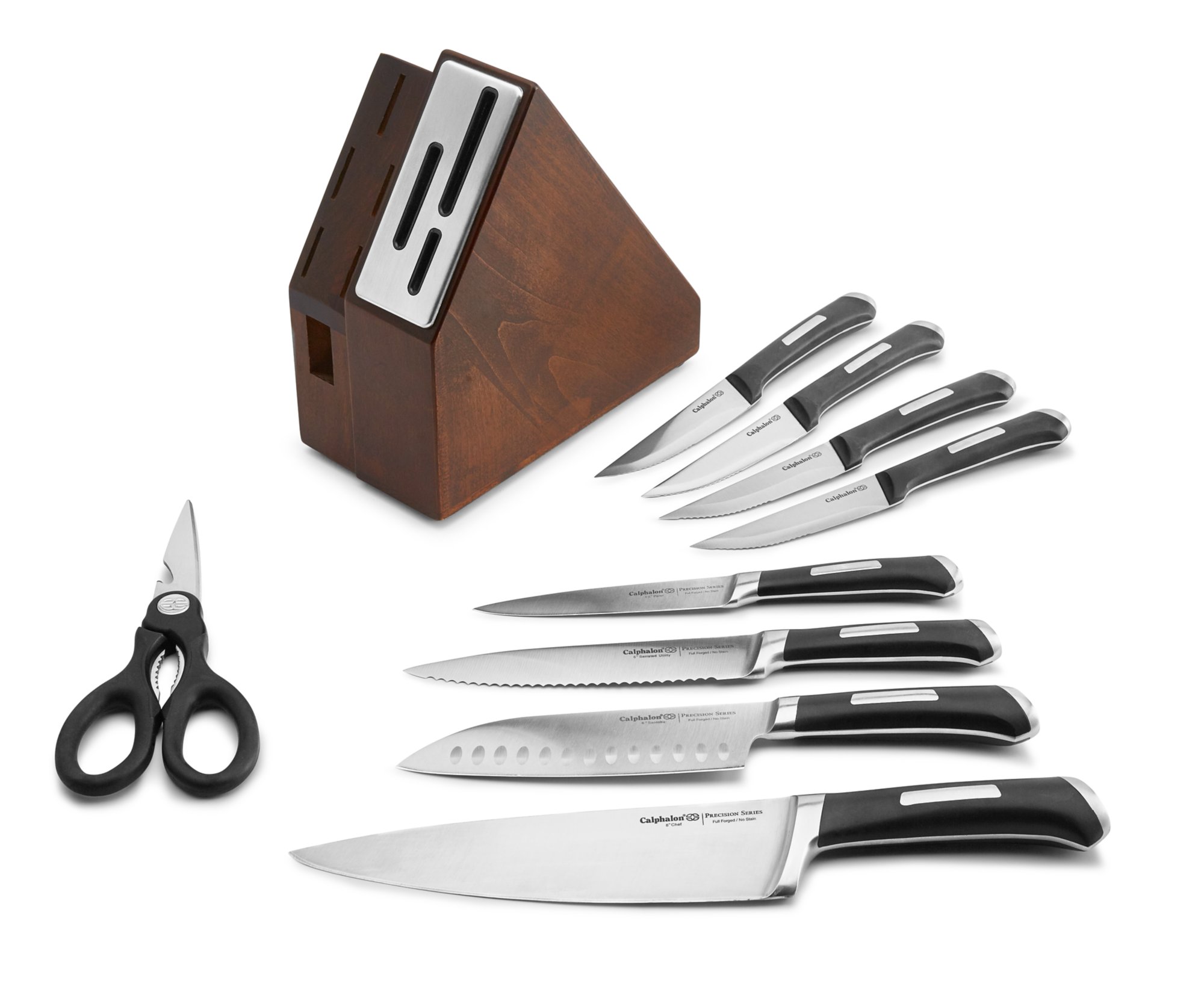 8 Best Calphalon Classic Sharpin 15-Pc. Self-Sharpening Stainless Steel Knife Block Set for 2024