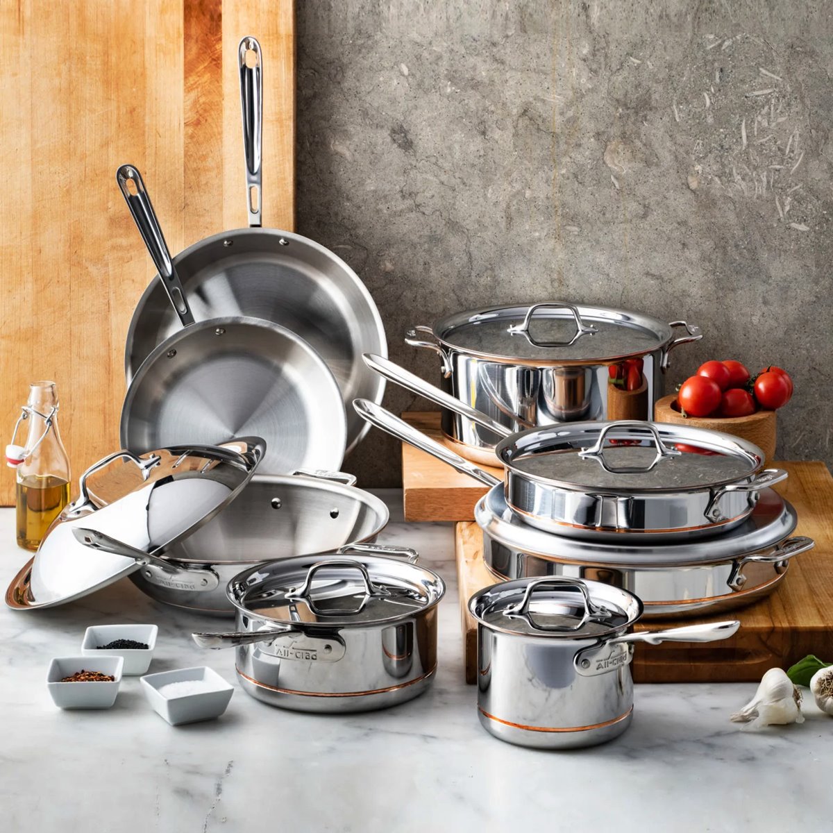 All-Clad All-Clad Copper Core 14-Piece Cookware Set