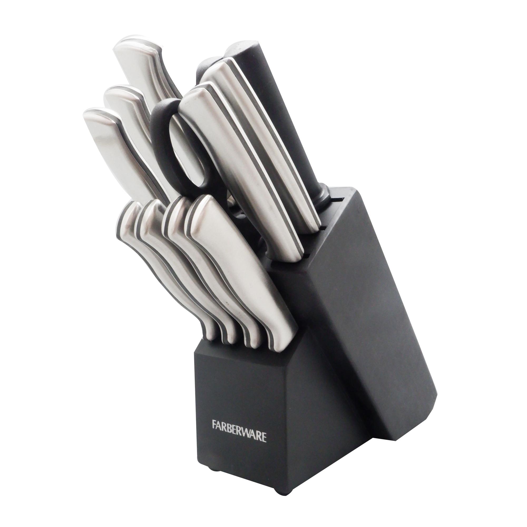 8 Incredible Farberware Cutlery-Stainless Steel 15 Piece Knife Block Set for 2024