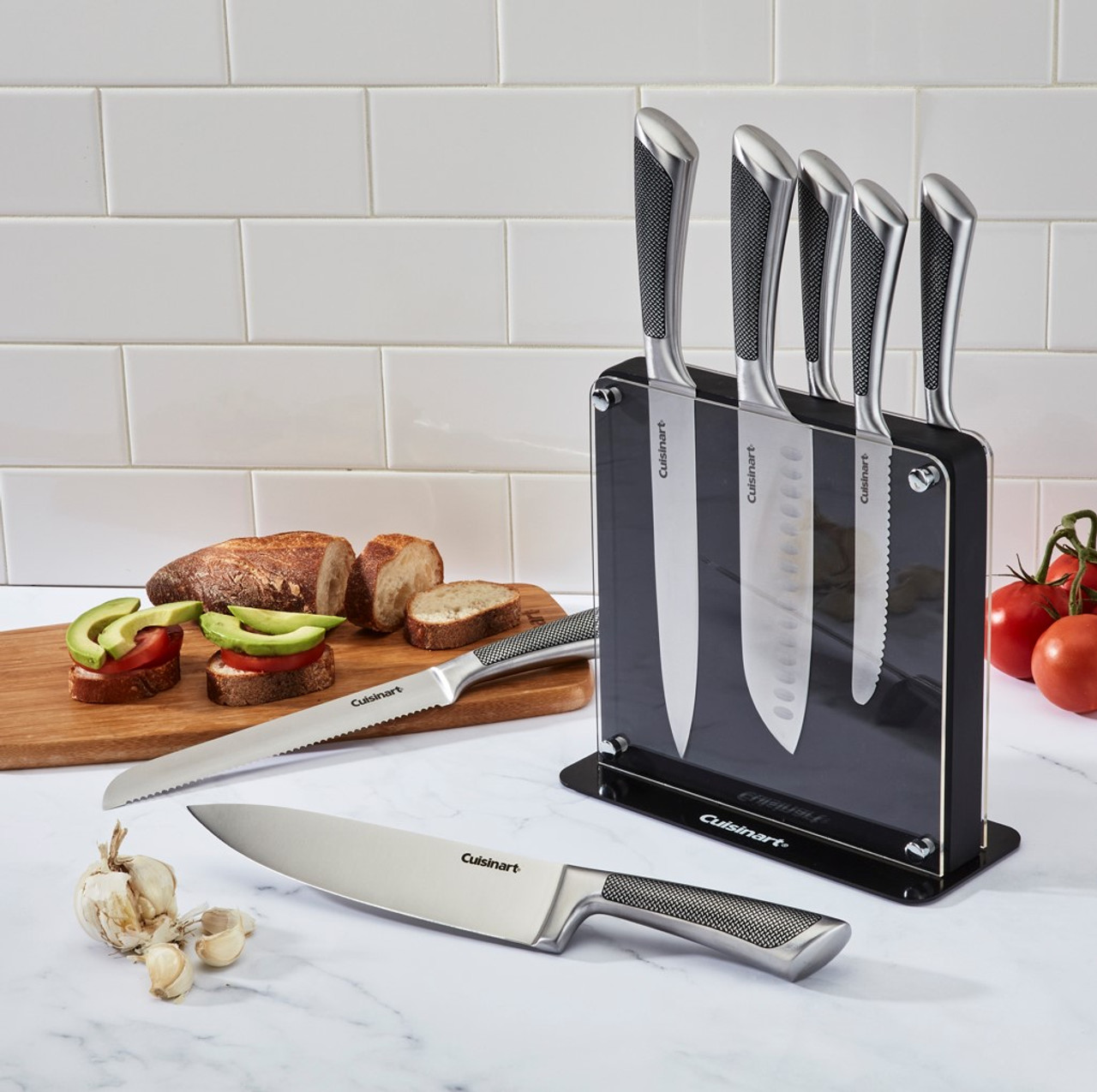 Best Buy: Cuisinart 17 PC Artiste Knife Block Set Silver C77SS-17P
