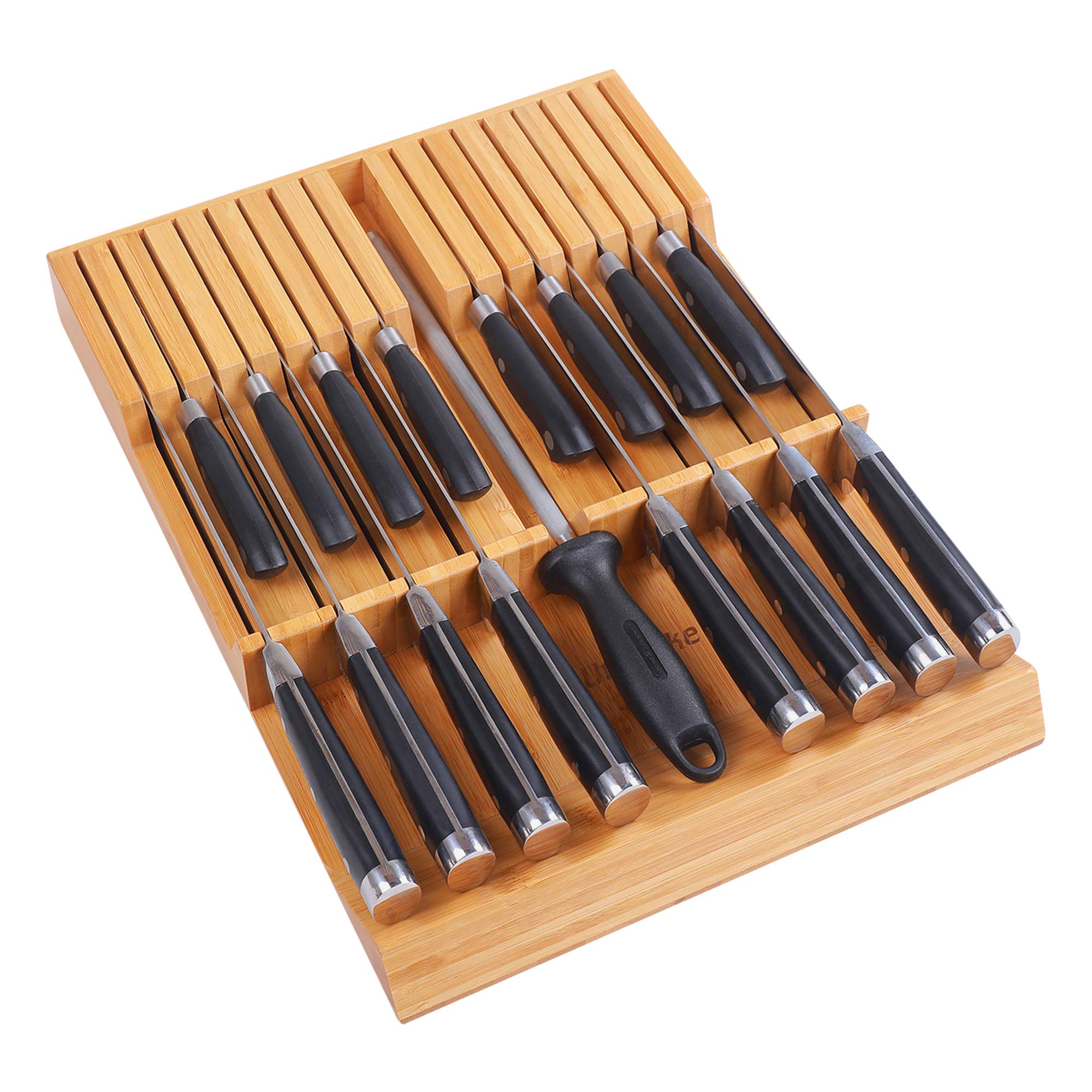9 Unbelievable In-Drawer Bamboo Knife Block for 2024