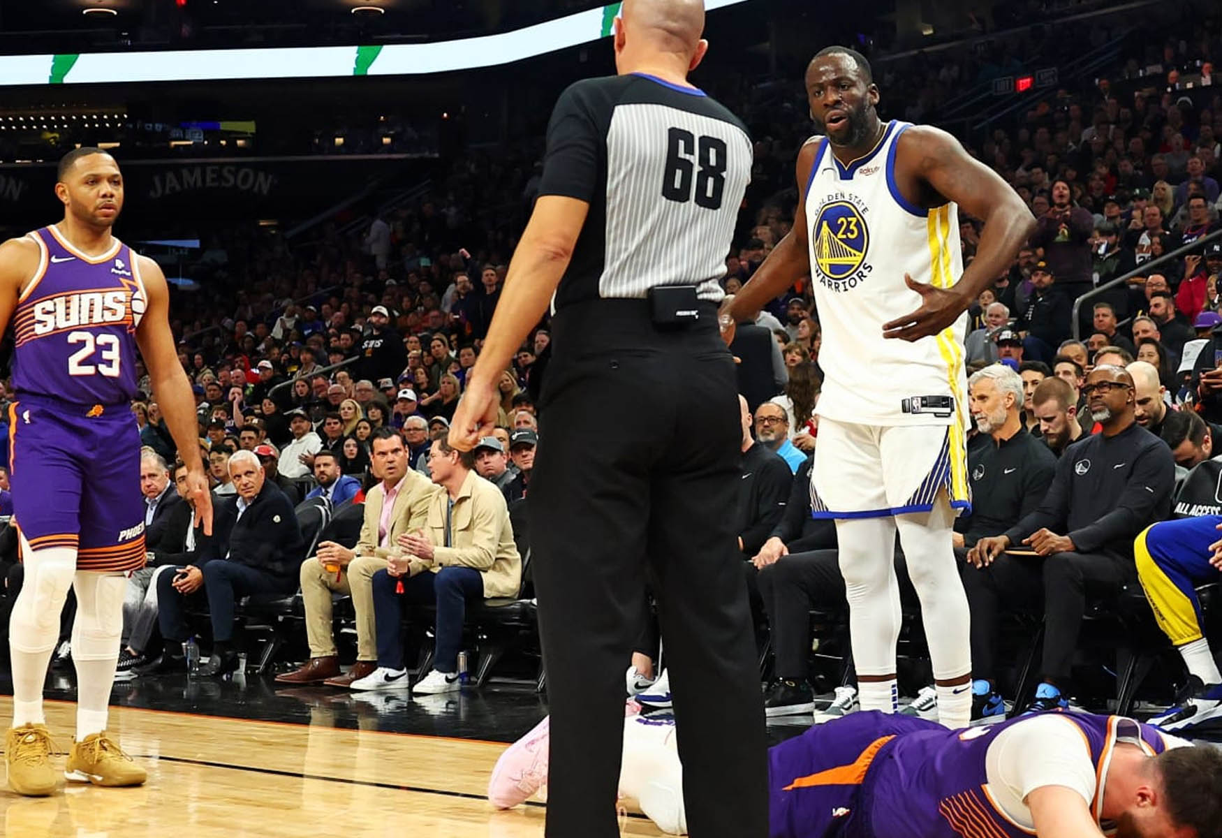 Draymond Green Ejected Again After Smacking Jusuf Nurkic In Head