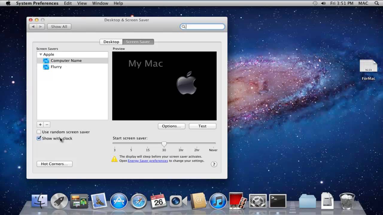How To Add A Custom Screen Saver To Your Mac