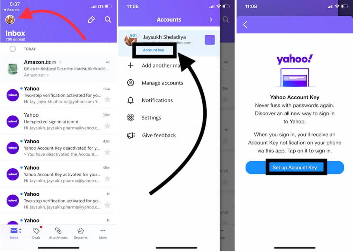 How To Deal With Access Key Log-In To Yahoo Mail