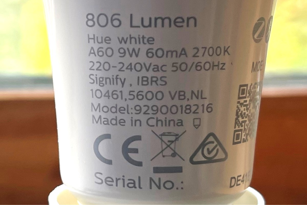 How To Find Philips Hue Light Serial Number