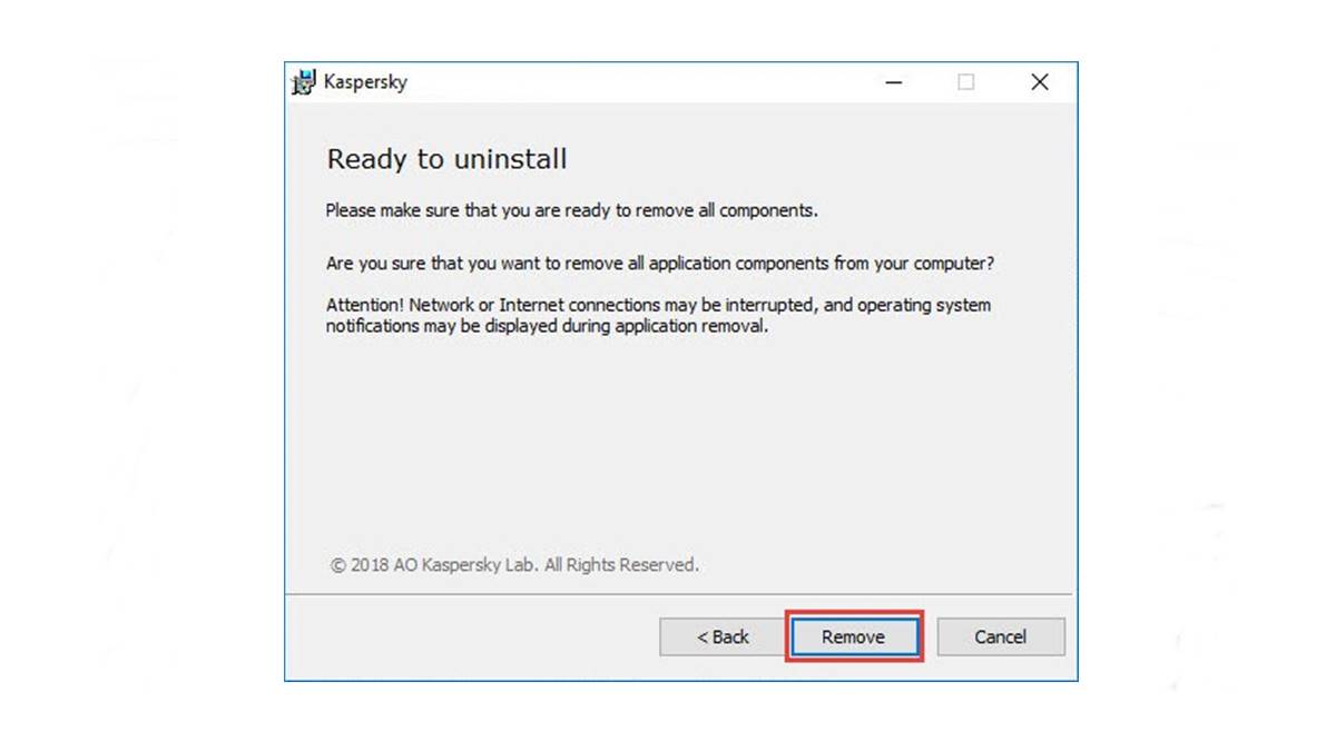 How To Remove Kaspersky Virus Removal Tool