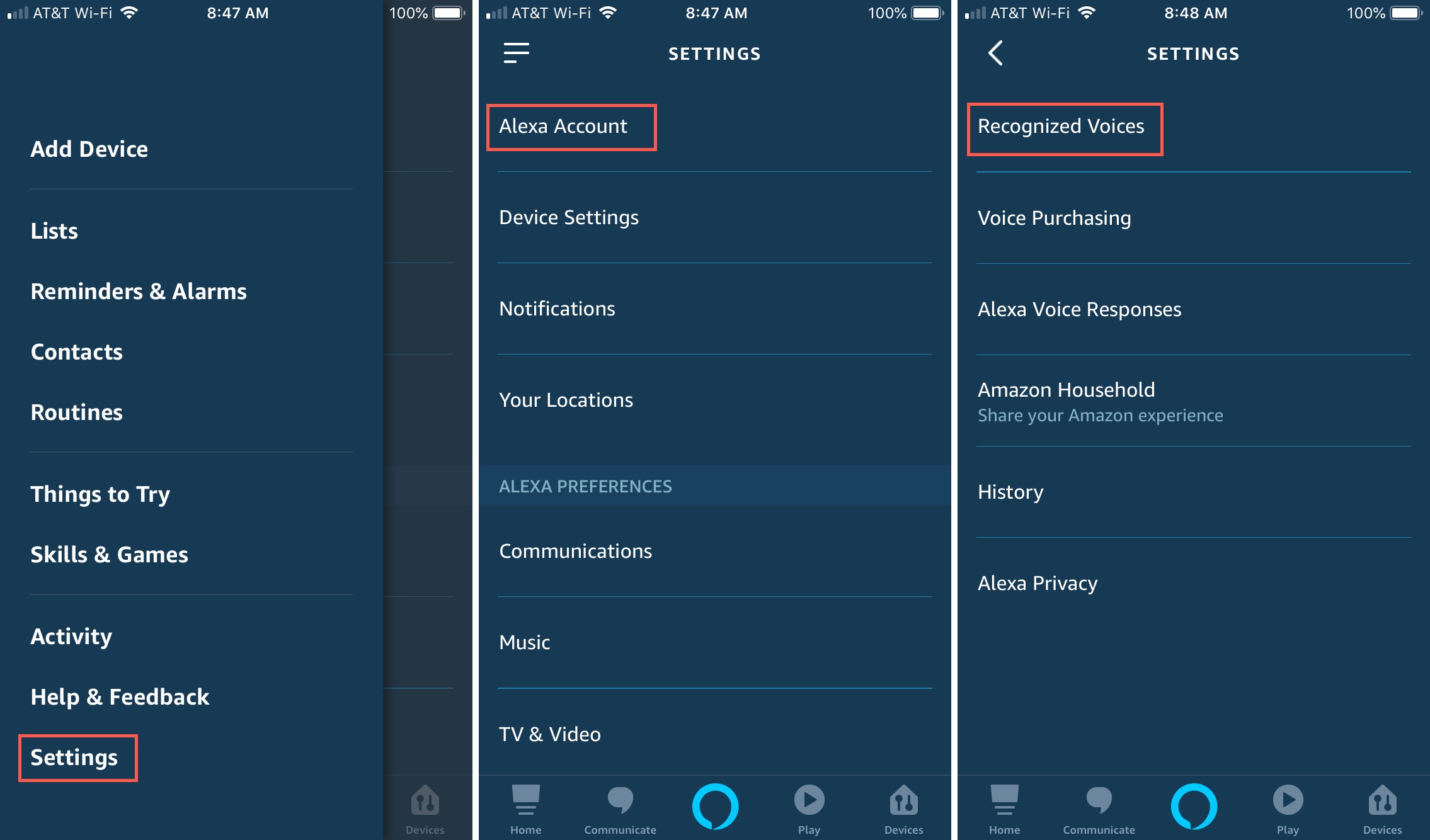 How To Set Up Voice Recognition On Alexa