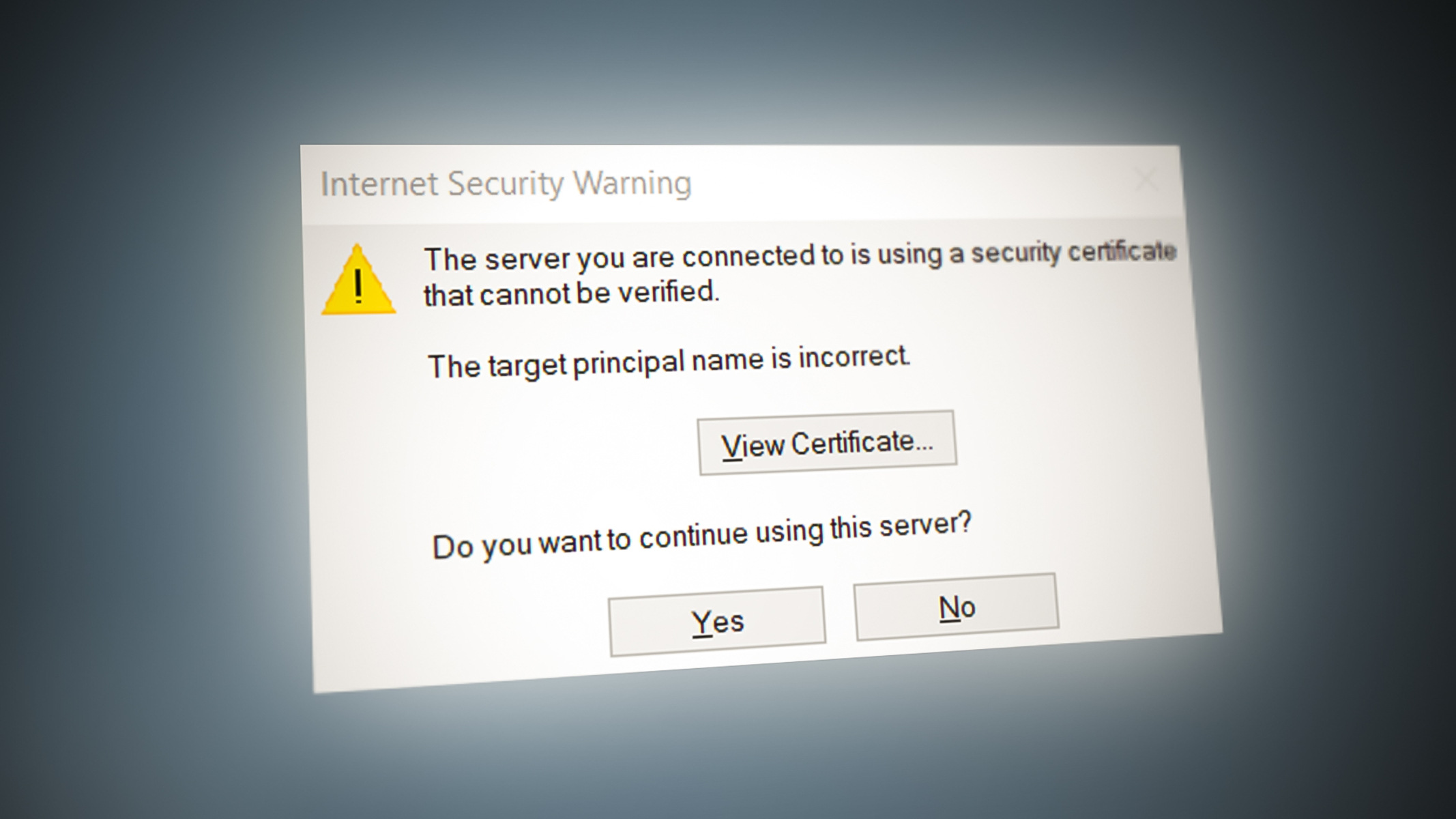 How To Stop Outlook Internet Security Warning