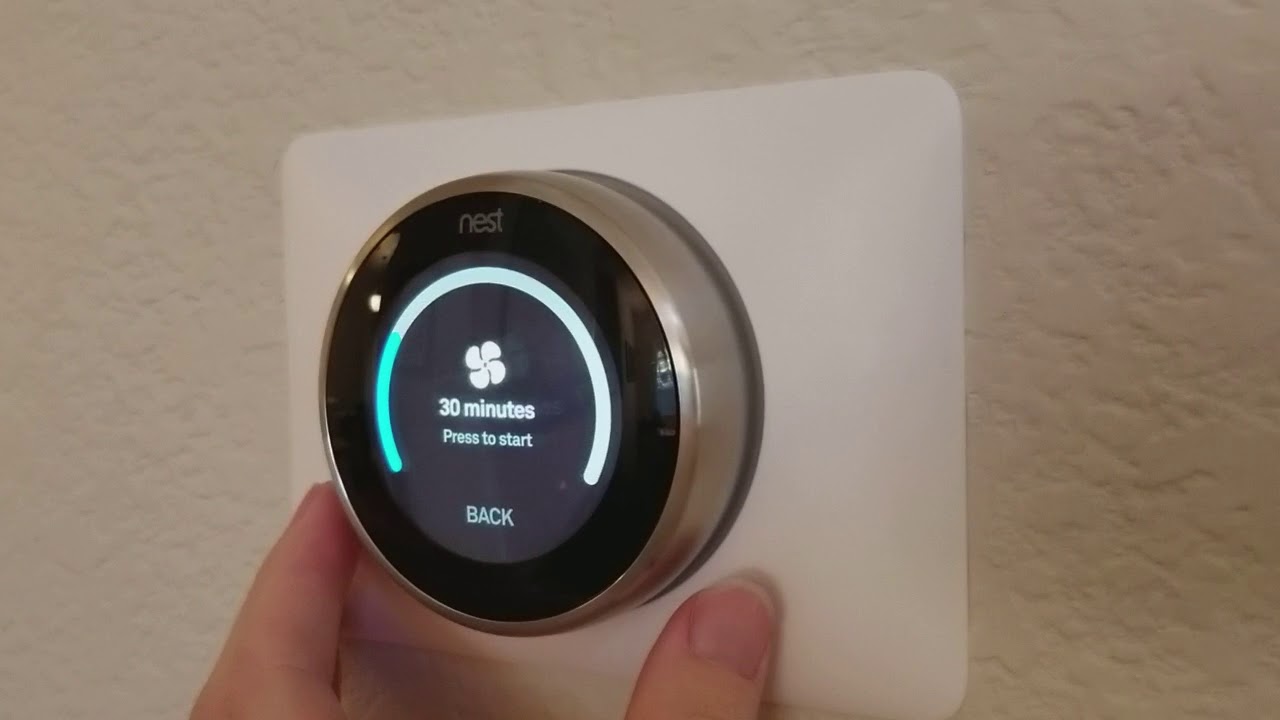 How To Turn Off The Fan On My Nest Thermostat
