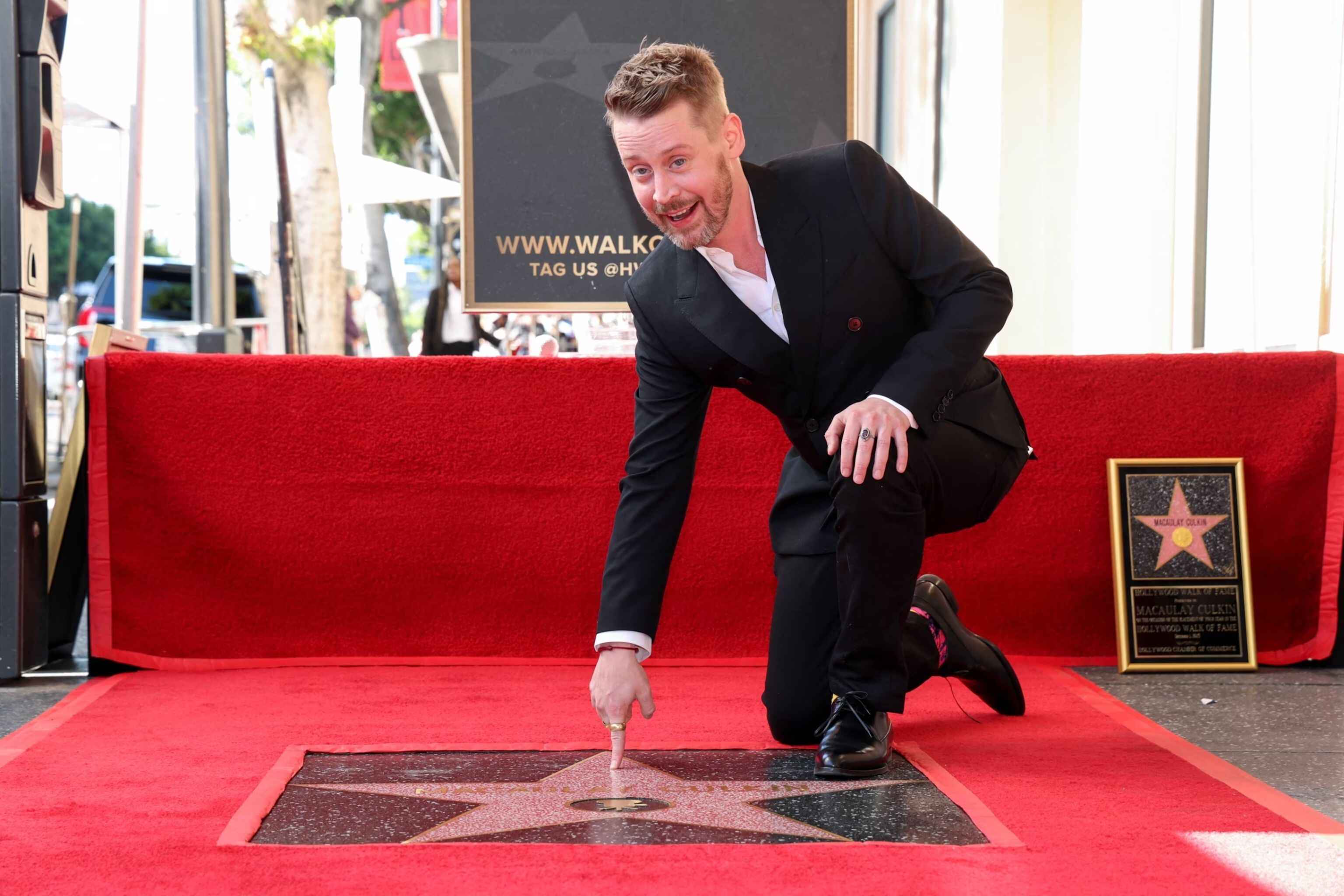 Macaulay Culkin Receives Star On Hollywood Walk Of Fame