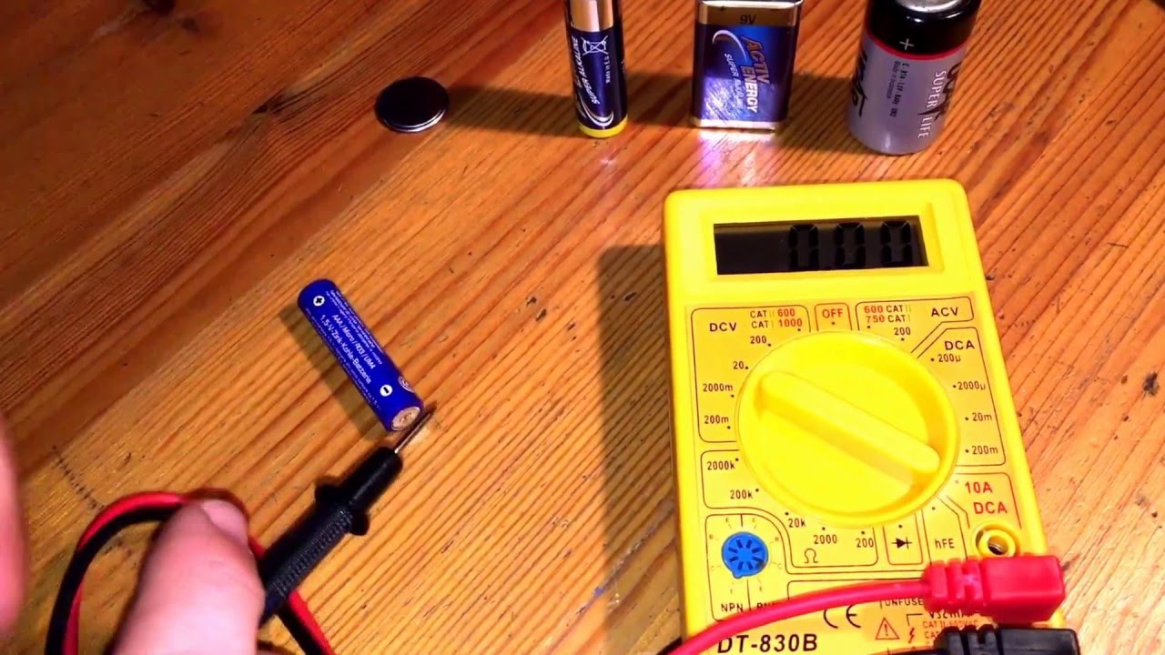 Multimeter Insights: Testing AA Batteries