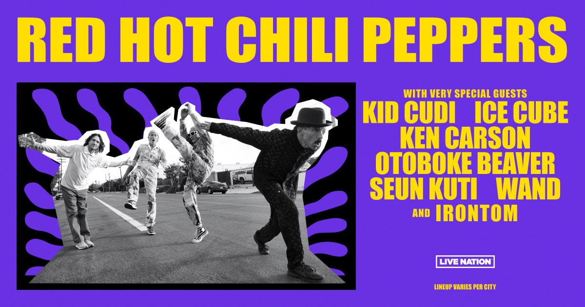 New “Unlimited Love” Tour Announced With Red Hot Chili Peppers, Ice Cube, Kid Cudi, And Ken Carson