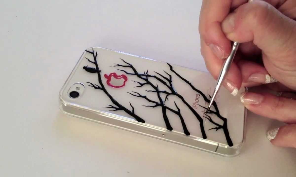 Painting Your Clear Phone Case