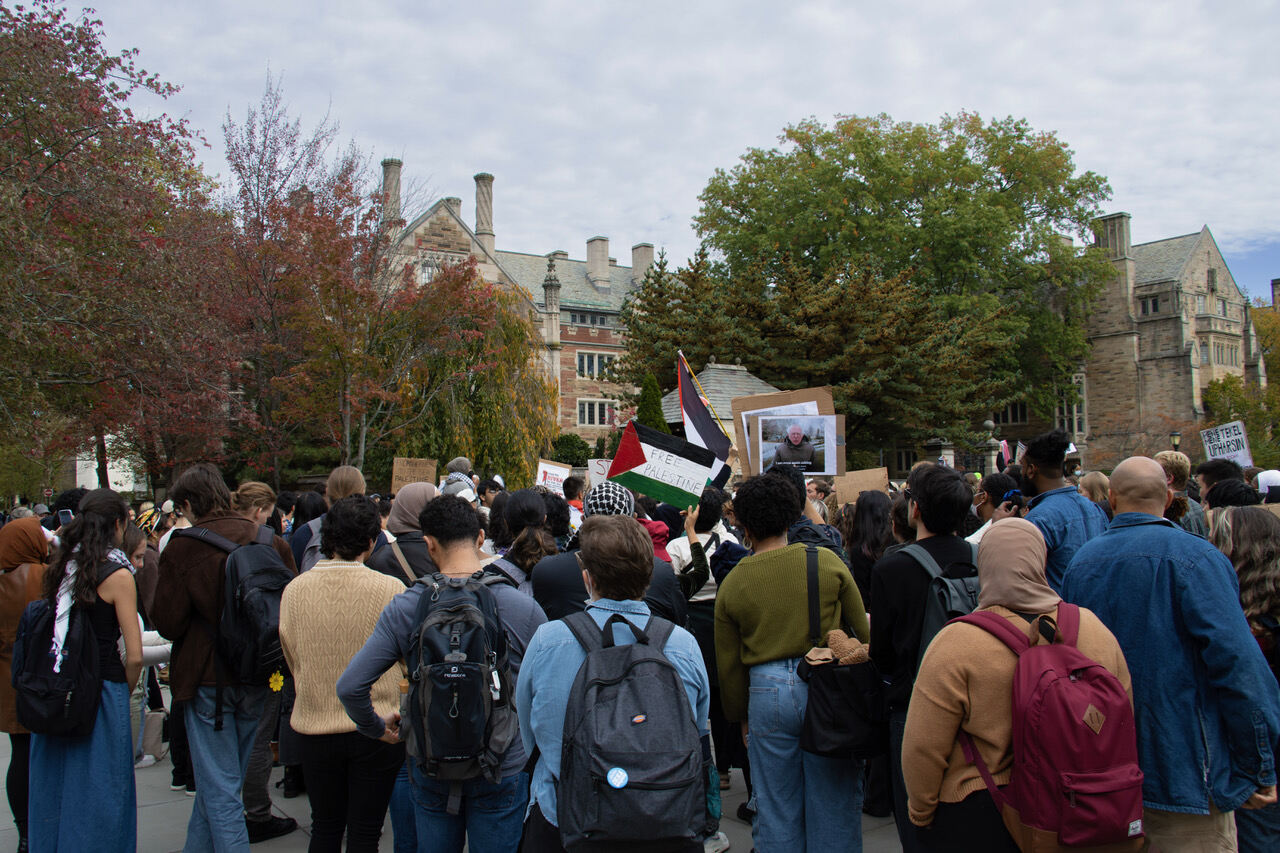 Pro-Palestinian Yale Student Showdown: Scaling The Menorah