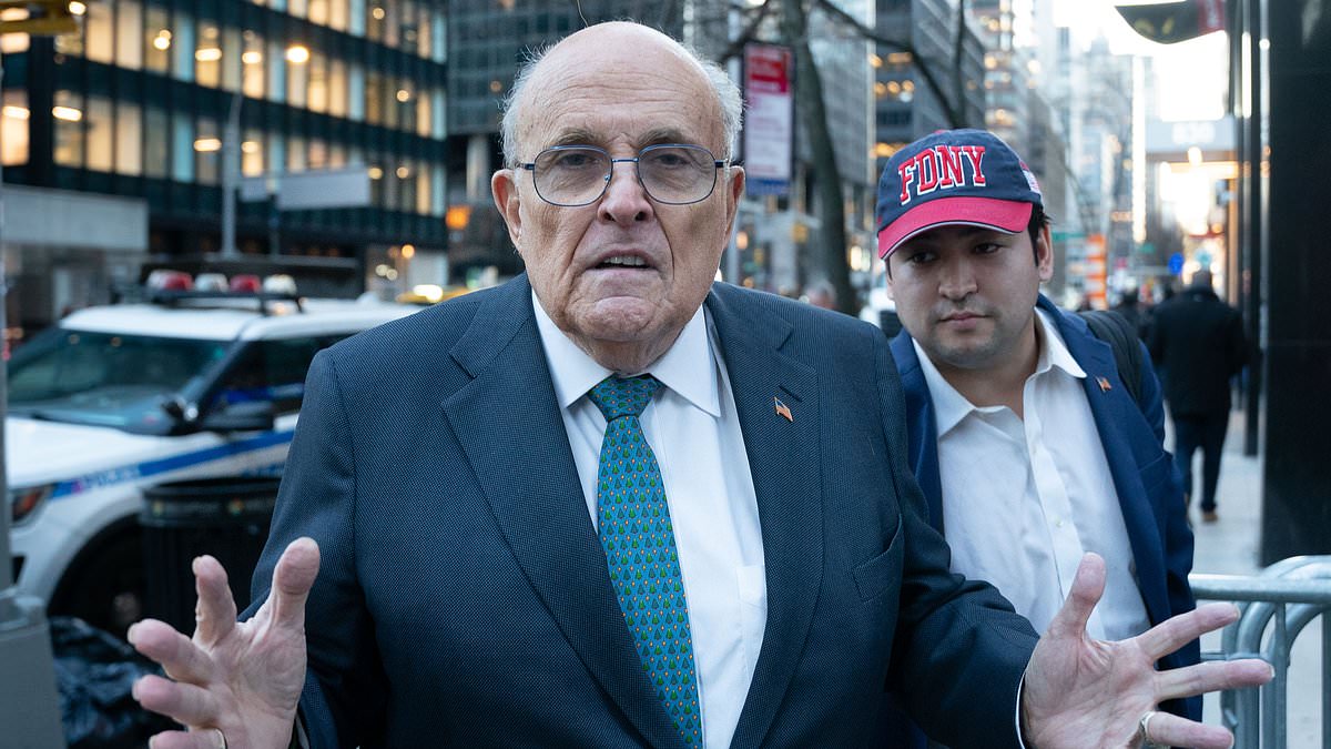 Rudy Giuliani Attends Midnight Mass In NYC Amidst $146 Million Judgment