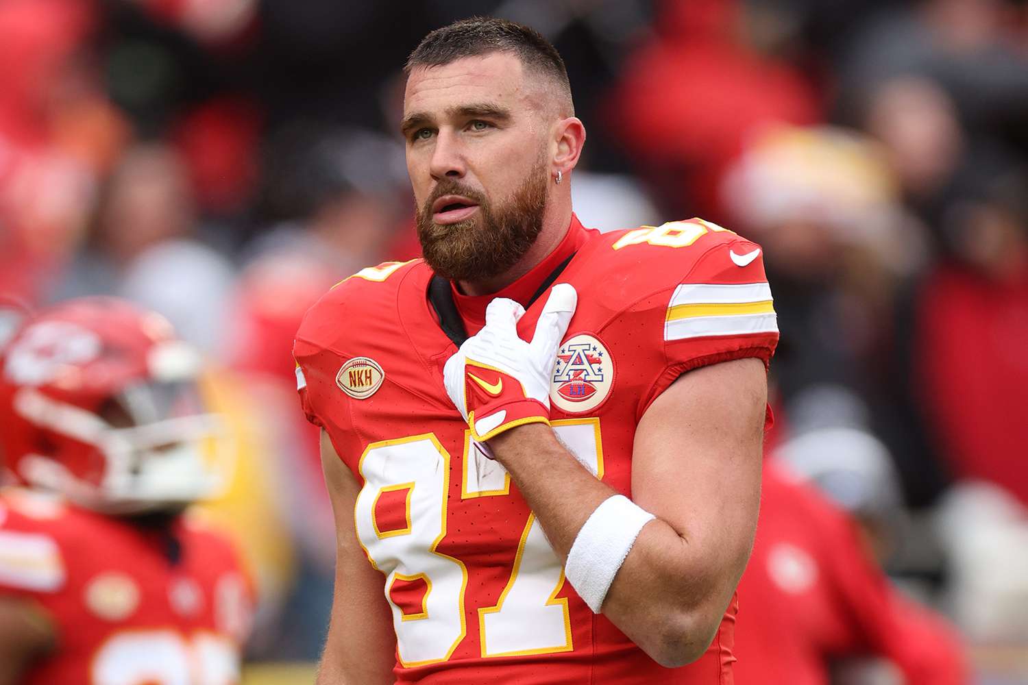 Travis Kelce Surprises Chiefs Teammates With Custom Jumpsuits For Christmas