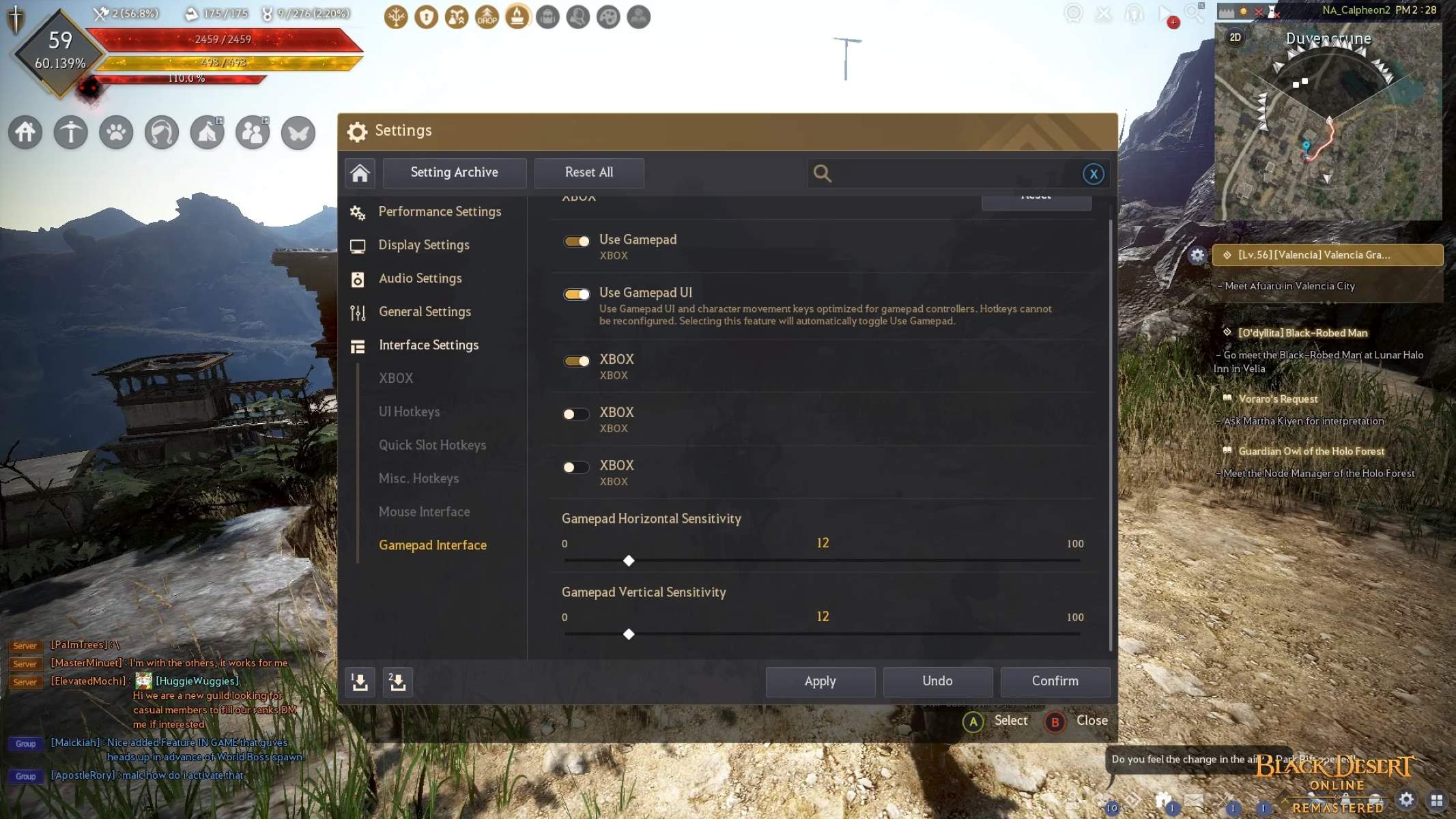 Troubleshooting UI In Gamepad Mode While Fishing In BDO