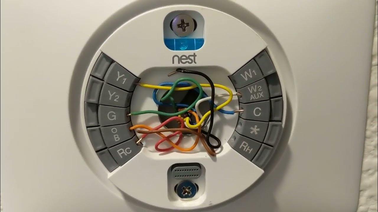 What Color Wires Go On A Nest Thermostat?
