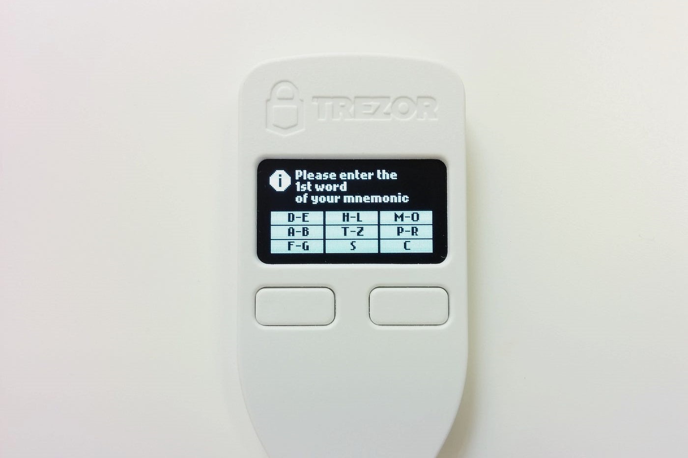 Where Is The Advanced Tab Of Trezor