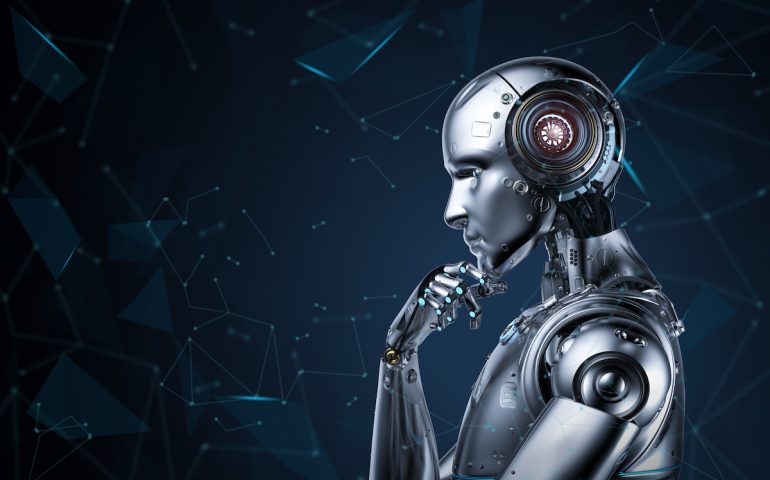 ai robot thinking