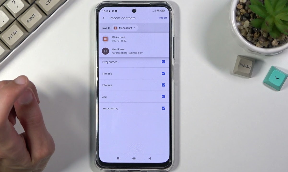 Importing Google Contacts To Xiaomi Phone: A Quick Tutorial